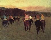 Edgar Degas, Race horses in Longchamp